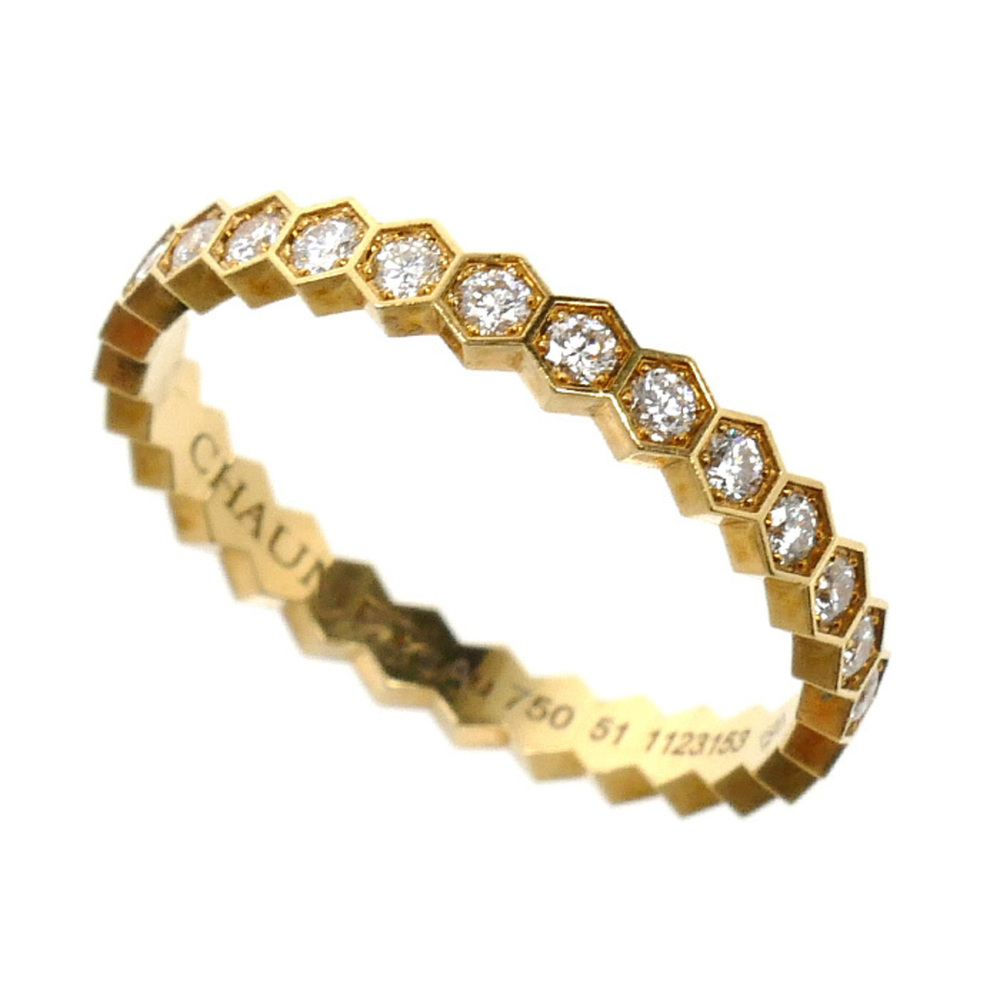 CHAUMET 18k Gold Diamond Love Ring